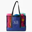 Evans Non-Woven Beach Tote with Mesh Front — view 4