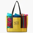 Evans Non-Woven Beach Tote with Mesh Front — view 5
