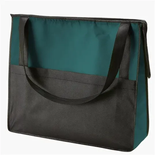 Evans Zipper Tote with Front Pocket — view 3