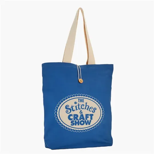 Evans Cotton Canvas Button-Up Tote Bag, 11.5 oz — view 9