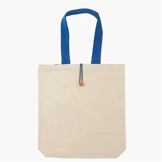 Evans Cotton Canvas Button-Up Tote Bag, 11.5 oz — view 11