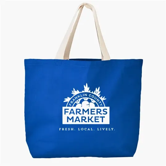 Evans 11.5 oz. Duck Canvas Tote Bag — view 4