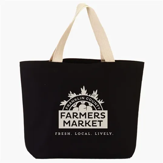 Evans 11.5 oz. Duck Canvas Tote Bag — view 7