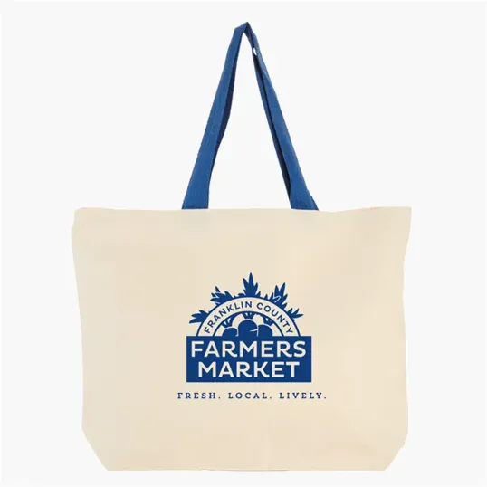 Evans 11.5 oz. Duck Canvas Tote Bag — view 8