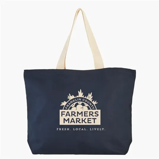 Evans 11.5 oz. Duck Canvas Tote Bag — view 9