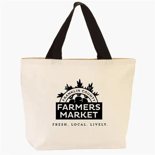 Evans 11.5 oz. Duck Canvas Tote Bag — view 2