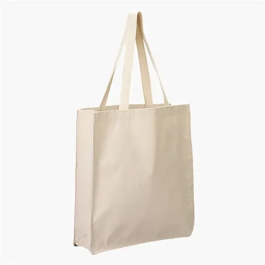 Evans 11.5 oz. Cotton Canvas Grocery Tote — view 10