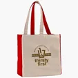 10 oz. Cotton Canvas Tote Bag, 15" x 14" x 7"