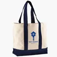 Evans 10 oz. Cotton Canvas Striped Tote — view 3
