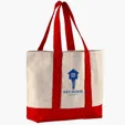 Evans 10 oz. Cotton Canvas Striped Tote