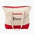 12 oz Cotton Canvas Zippered Tote Bag — view 2