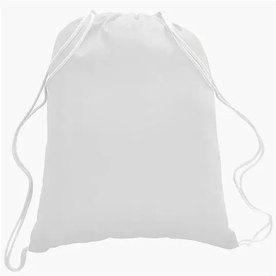 Cotton Canvas Drawstring Cinch Backpack, 5.5 oz. — view 22
