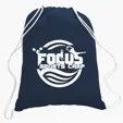 Cotton Canvas Drawstring Cinch Backpack, 5.5 oz. — view 6