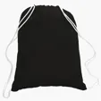Cotton Canvas Drawstring Cinch Backpack, 5.5 oz. — view 10