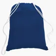 Cotton Canvas Drawstring Cinch Backpack, 5.5 oz. — view 11