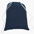 Cotton Canvas Drawstring Cinch Backpack, 5.5 oz. — view 15