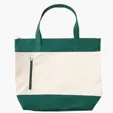 Evans Zippered Beach Tote Bag, 600D Polyester — view 3