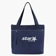 Evans Reflective Zippered Tote Bag with RPET Mesh — view 4