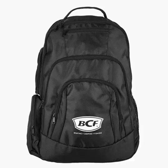 RPET Executive Backpack with Padded Laptop Sleeve — view 15
