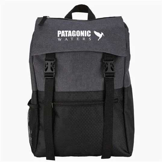 Rucksack Backpack with Laptop Sleeve, 300 Denier Heathered Polyester — view 3