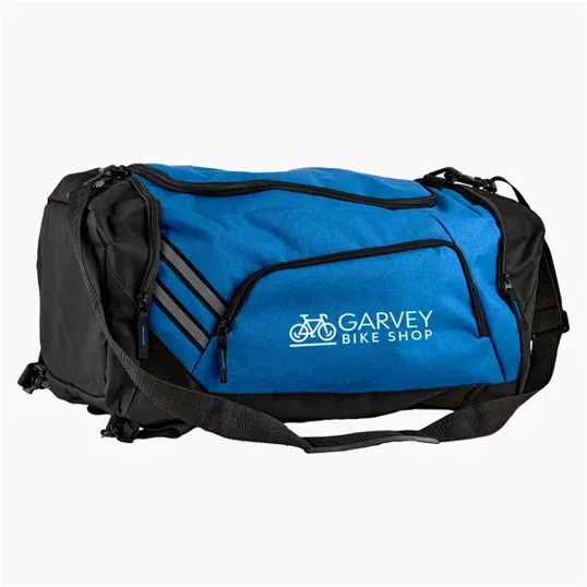 Heathered Melange Polyester Duffel Bag