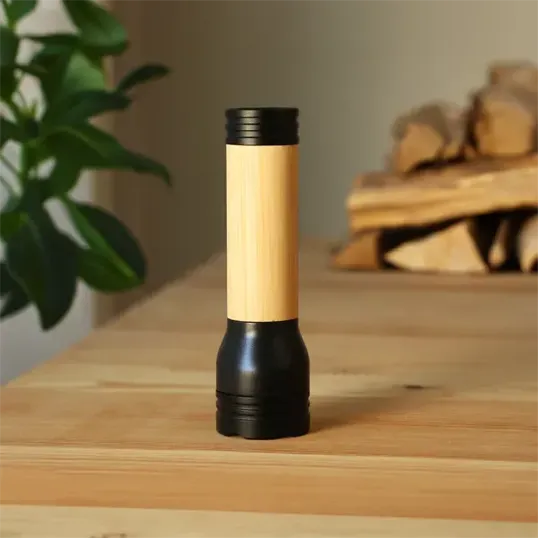 Evans Bamboo Rechargeable Flashlight — view 3