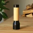 Evans Bamboo Rechargeable Flashlight — view 2