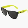 Neon Sunglasses with Black Frame — view 5