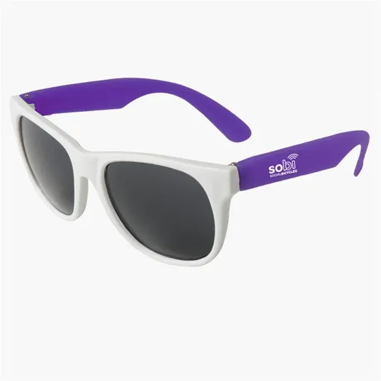 Neon Sunglasses with White Frame — view 7