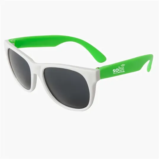 Neon Sunglasses with White Frame — view 3