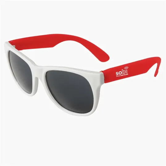 Neon Sunglasses with White Frame — view 4