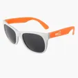Neon Sunglasses with White Frame