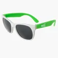 Neon Sunglasses with White Frame — view 3