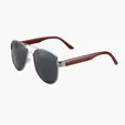 Classic Aviator Sunglasses with UV400 Lenses — view 3
