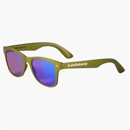 Metallic Sunglasses with UV400 Protective Lenses — view 2