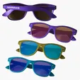 Metallic Sunglasses with UV400 Protective Lenses — view 7