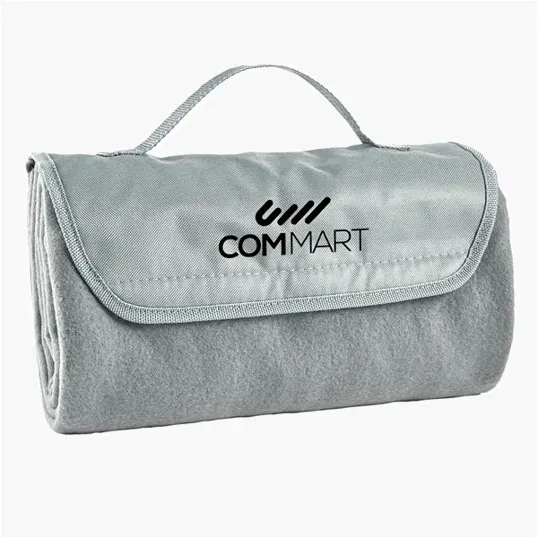 Fleece Roll-Up Blanket with Carry Handle — view 5