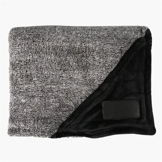 RPET Fleece Blanket with Patch — view 6