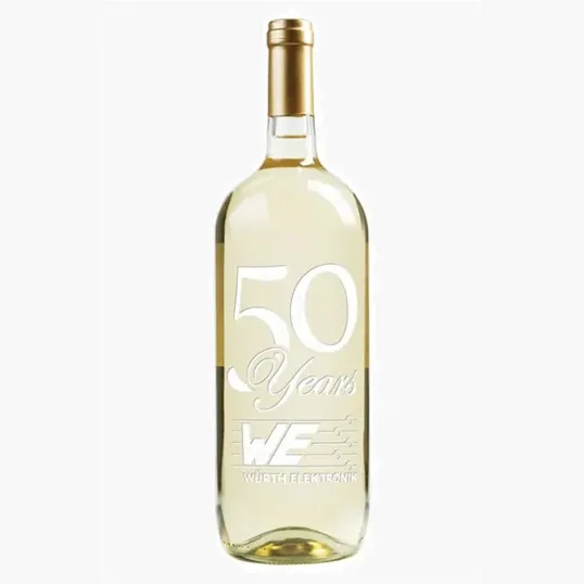 1.5L Etched Chardonnay White Wine Bottle
