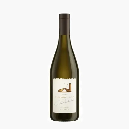 Etched Robert Mondavi Napa Valley Chardonnay Bottle, 750 ml