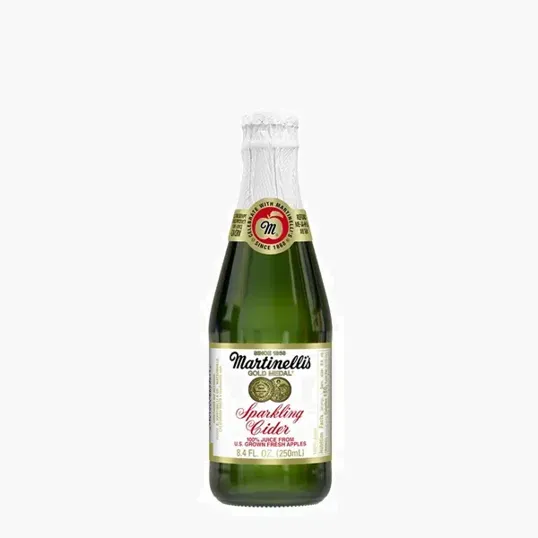 Etched Martinelli's Sparkling Apple Cider Bottle, 250 ml