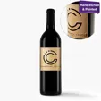 Etched Cabernet Sauvignon Red Wine Bottle, 750 ml — view 3