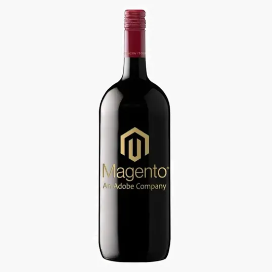 Etched Cabernet/Merlot Red Wine Bottle, 1.5L