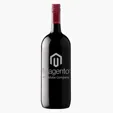 Etched Cabernet/Merlot Red Wine Bottle, 1.5L — view 2