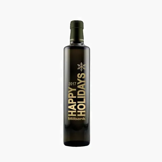 Etched Extra Virgin Olive Oil Bottle, 500 ml
