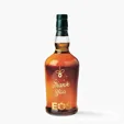 Etched Buffalo Trace Bourbon Liquor Bottle, 750 ml