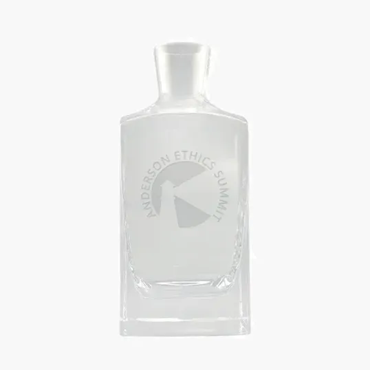 Deluxe Square Crystal Decanter, 28 oz