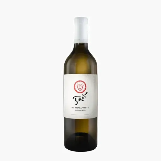 Etched Yatir Mt. Amasa Kosher White Wine Bottle, 750 ml