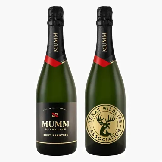 Etched Mumm Brut Prestige Bottle, 750 ml