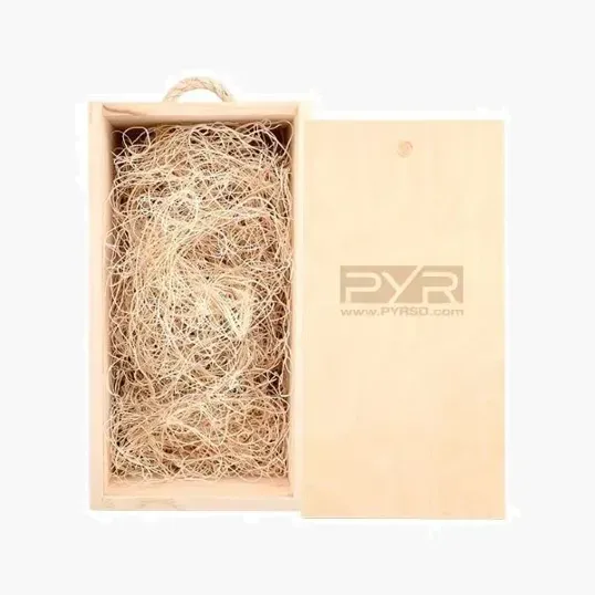 Rustic Laser-Engraved Liquor Wood Box